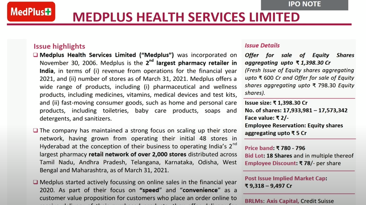 Medplus franchise