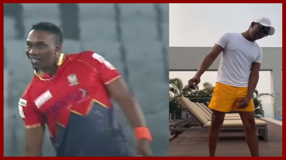 Dwayne Bravo dance