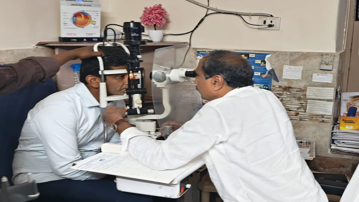 Jagtiyal MLA Conducts Eye Test for Korutla MLA