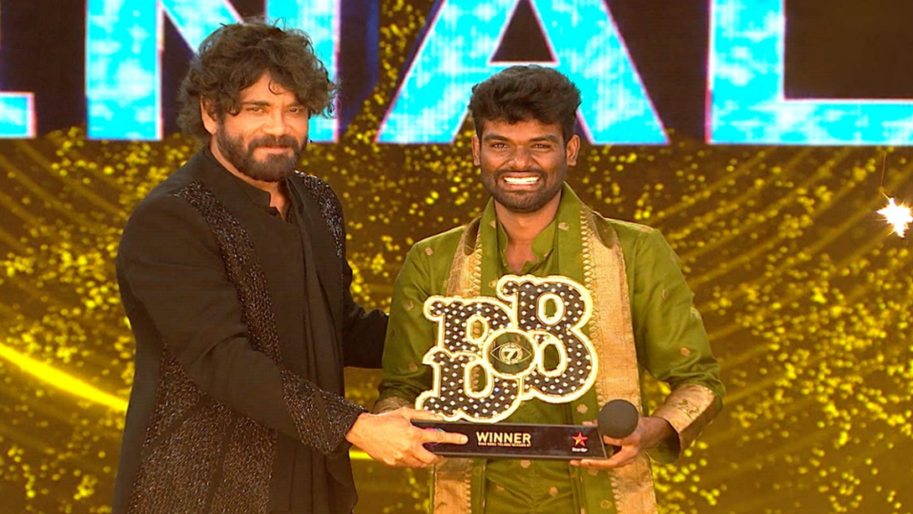 Pallavi Prashanth Wins Bigg Boss Season 7