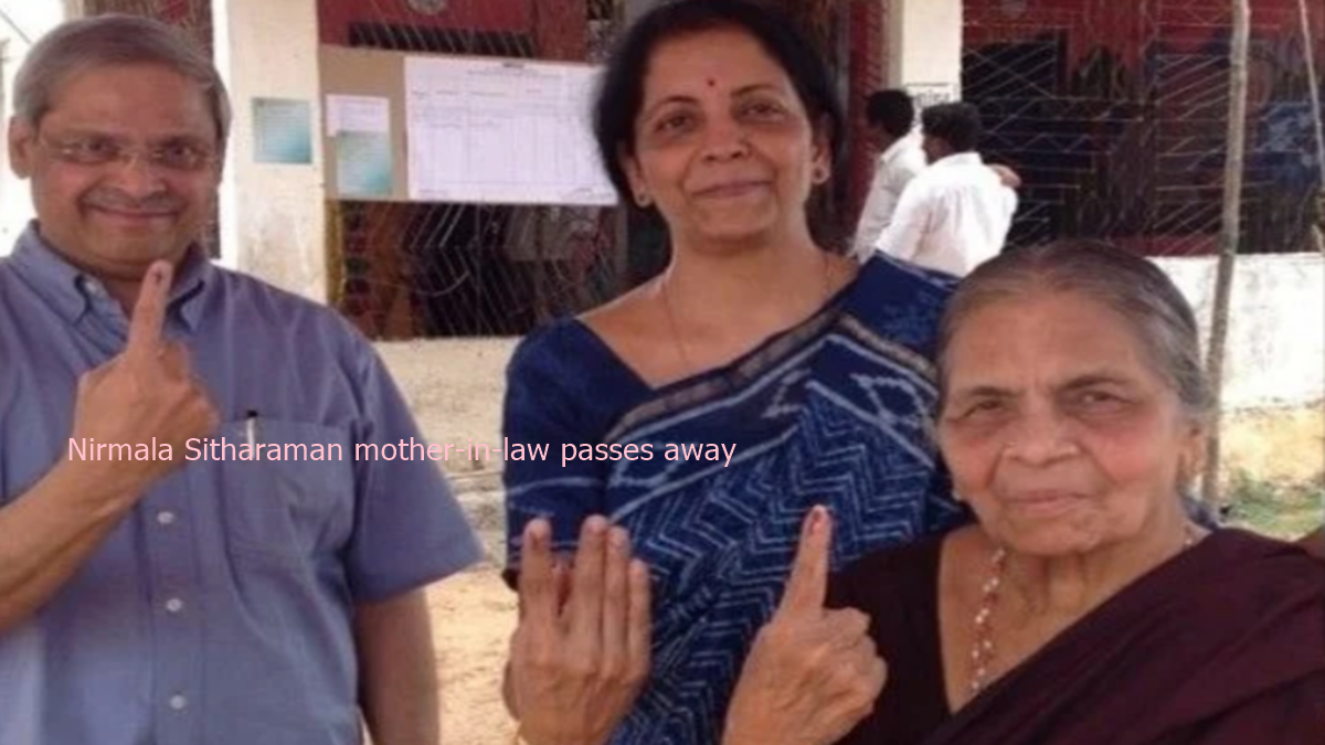 Nirmala Sitharaman Mother-in-Law