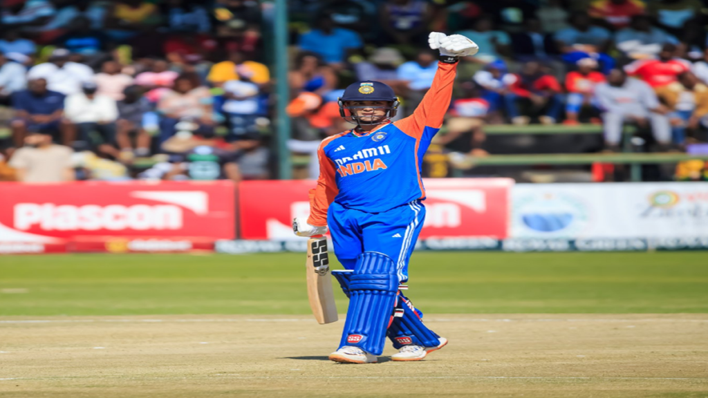 Abhishek Sharma Hits Three Sixes
