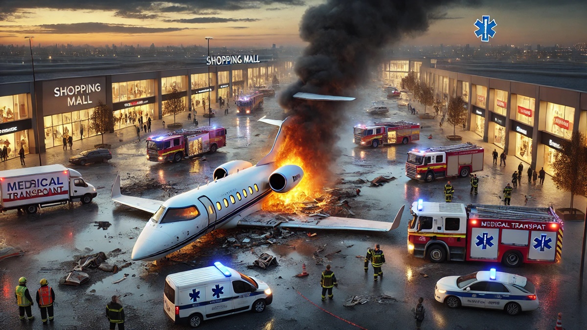 Medical Transport Plane Crash