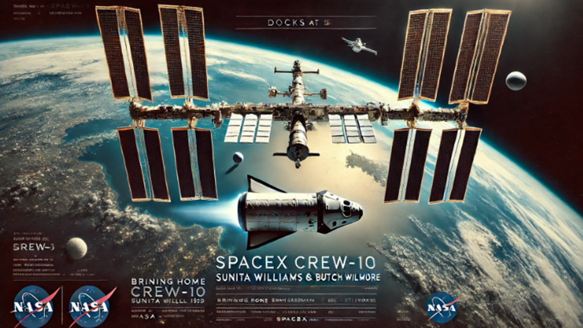 SpaceX Crew 10 docks at ISS