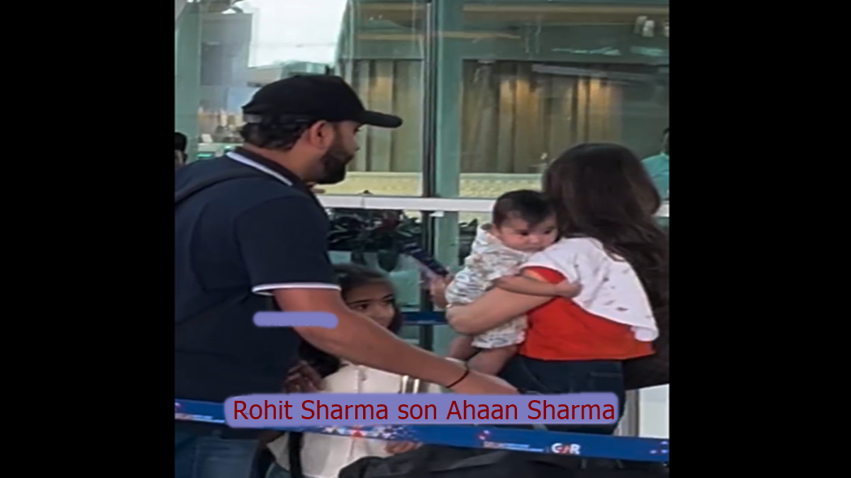 Rohit Sharma son Ahaan Sharma