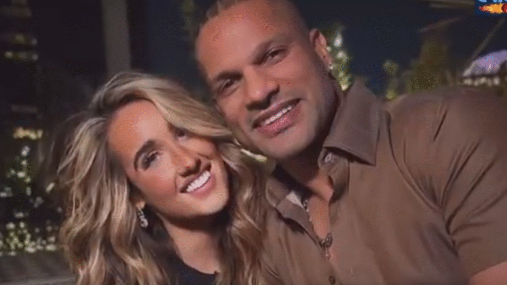 Shikhar Dhawan confirms relationship with Sophie Shine