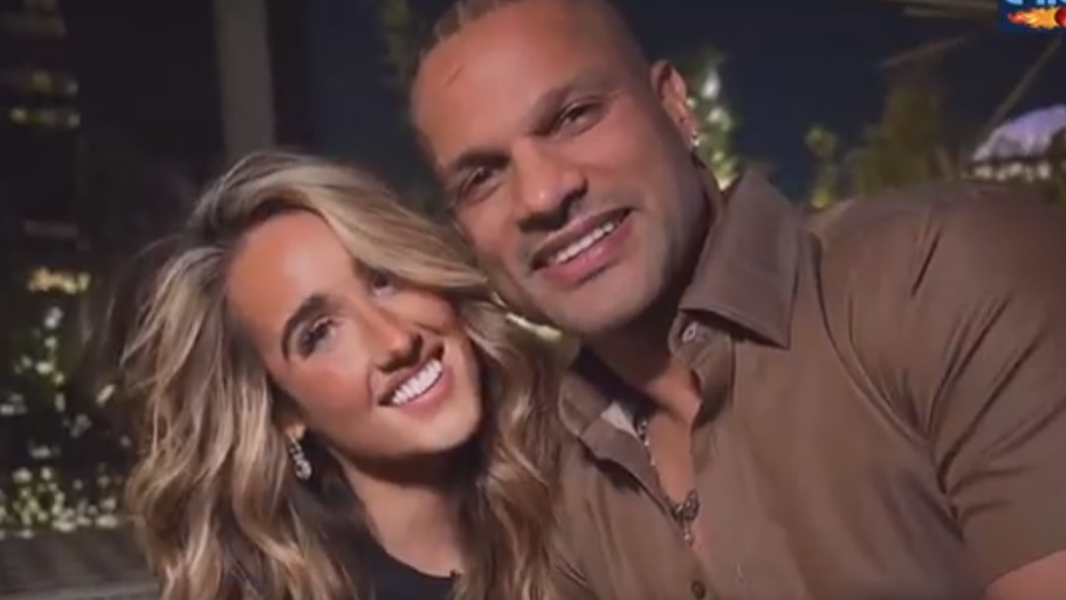 Shikhar Dhawan confirms relationship with Sophie Shine