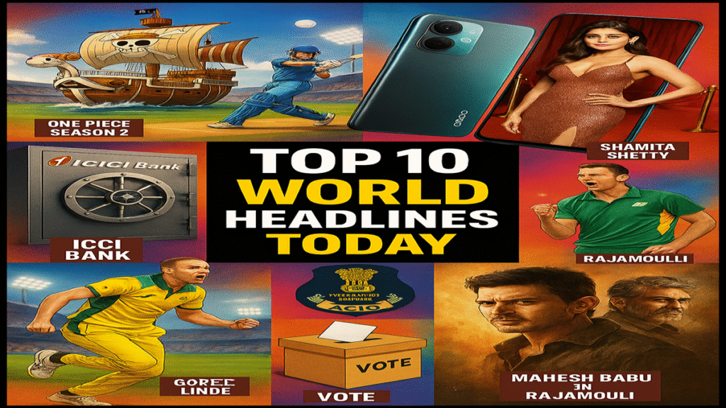 Top 10 World Headlines Today