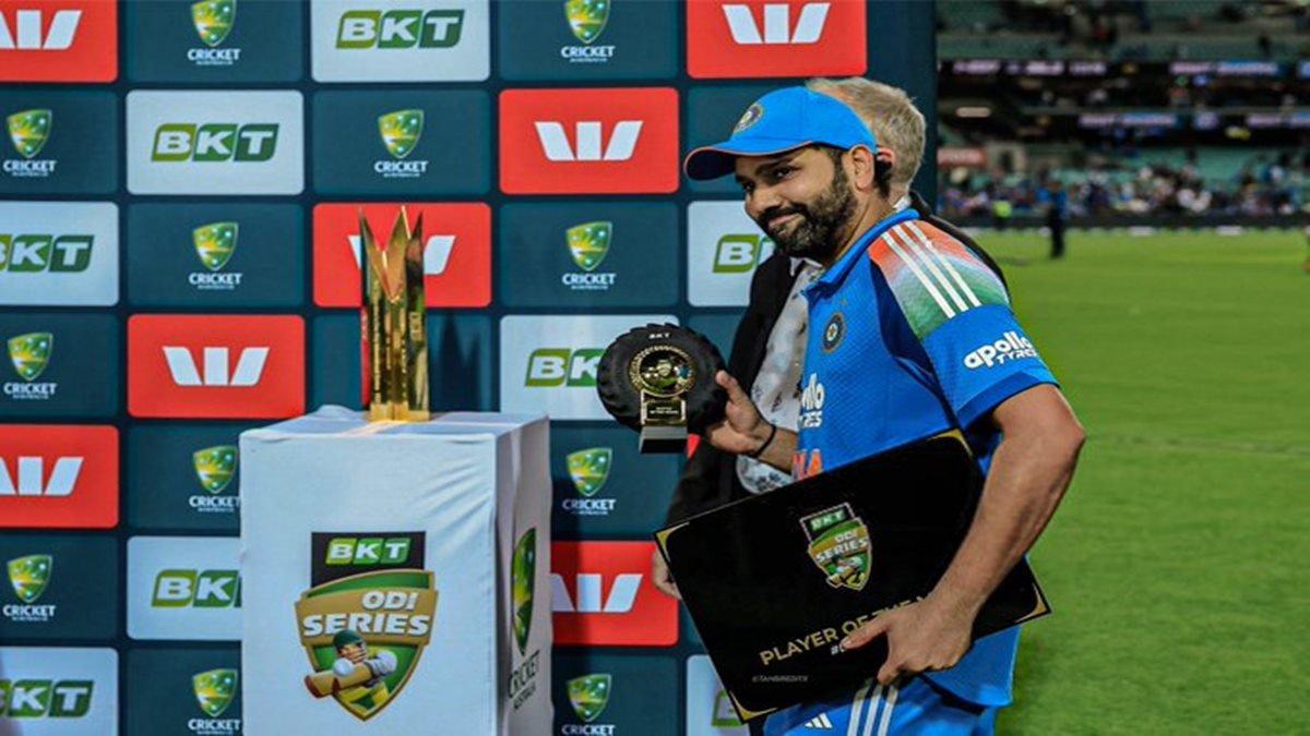 Rohit Sharma century against Australia 2025