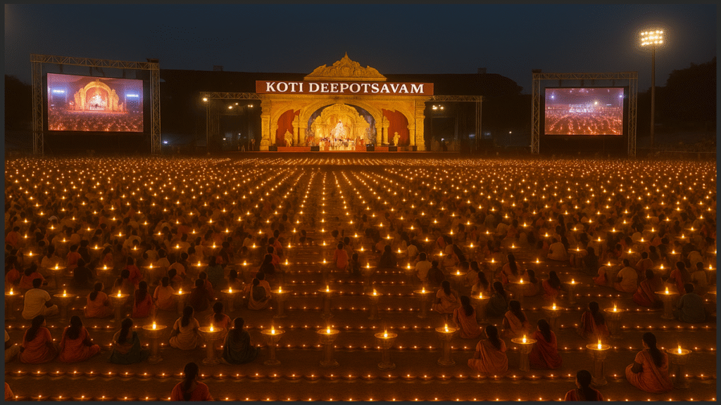 national festival status for Koti Deepotsavam