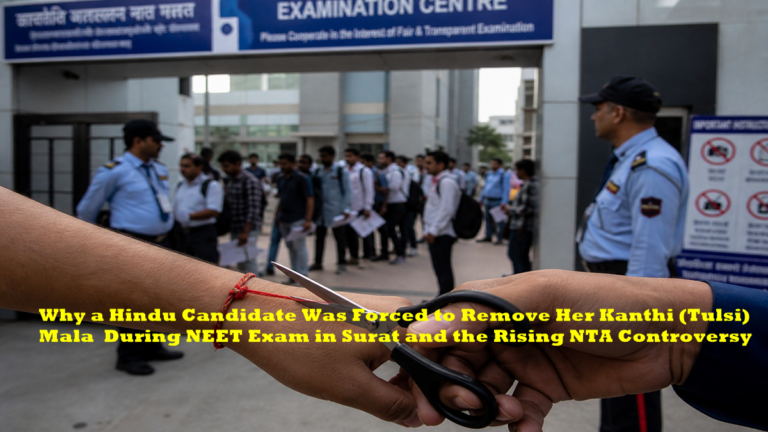 Hindu Candidate Was Forced to Remove Her Kanthi (Tulsi) Mala During NEET Exam