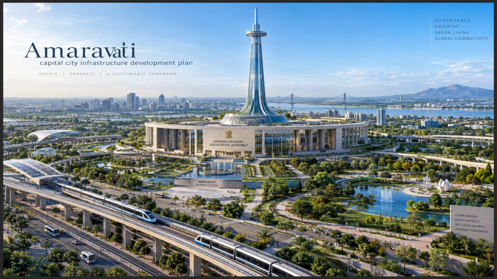 Amaravati capital city infrastructure development plan