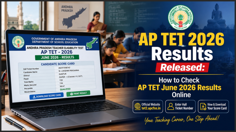 how to check AP TET June 2026 Results Online