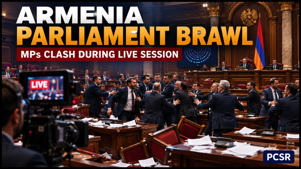 Armenia Parliament Brawl