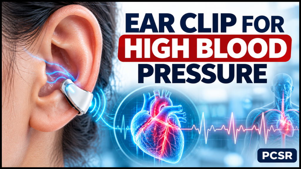 Ear Clip for High Blood Pressure